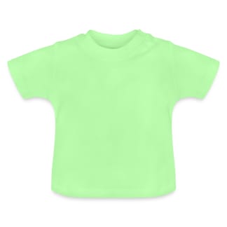 Økologisk T-shirt til baby, rund hals