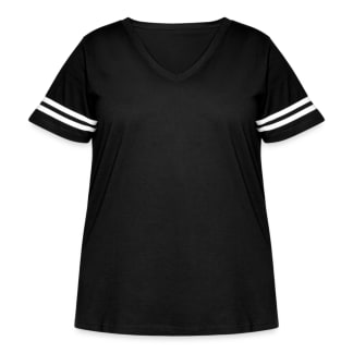 Women's Curvy Vintage Sports T-Shirt