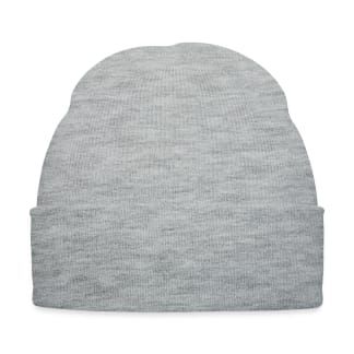 Knit Cap with Cuff Print