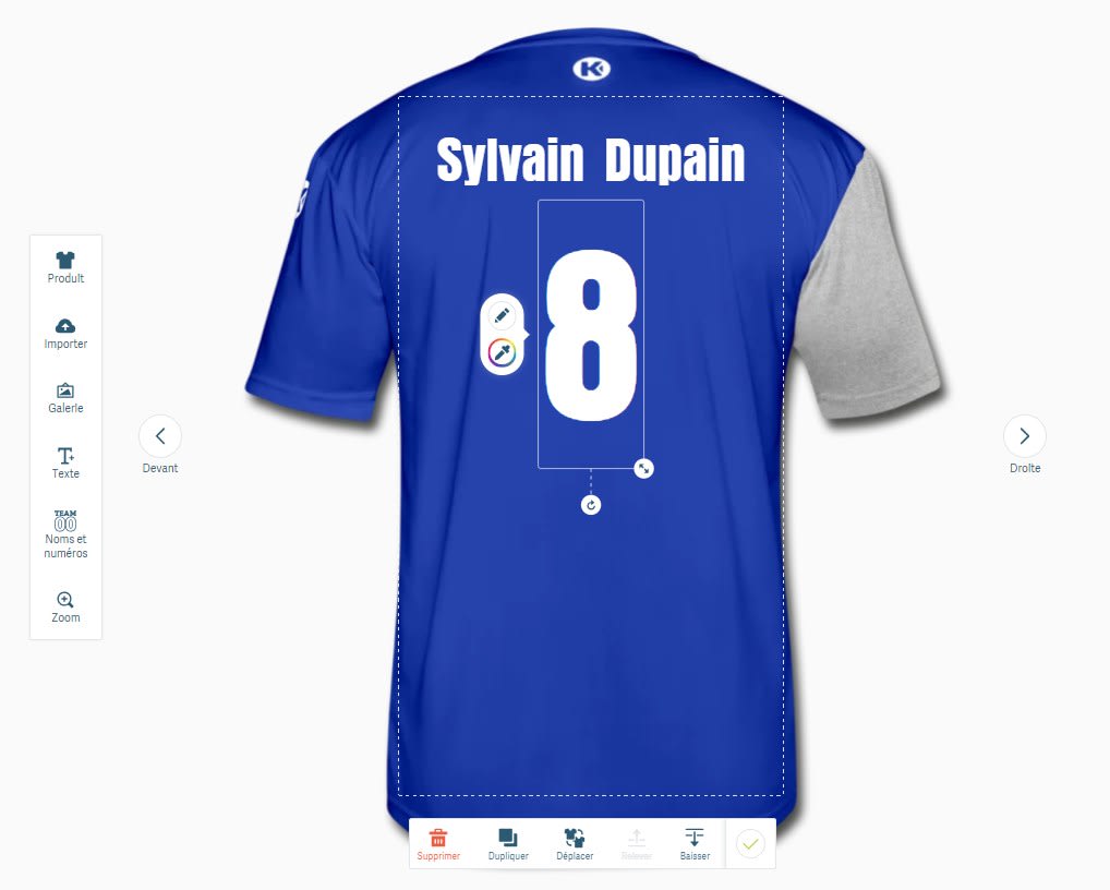Maillot handball personnalisé Clearance