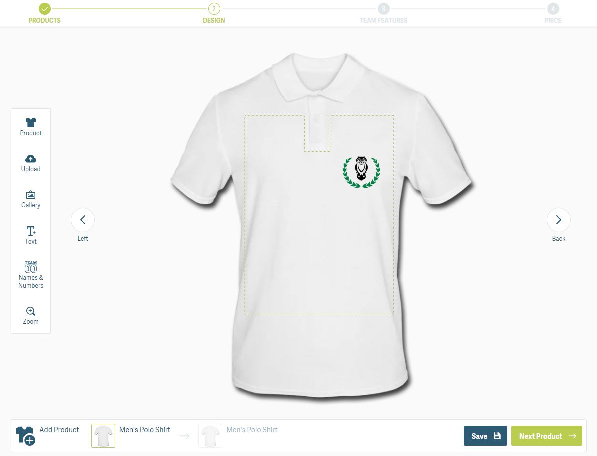 Create your own school shirt