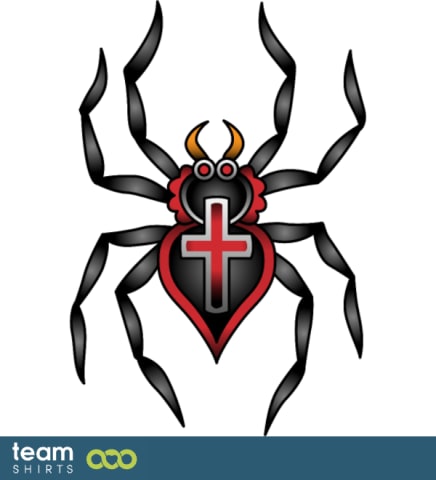 Schwarze Witwe Tattoo