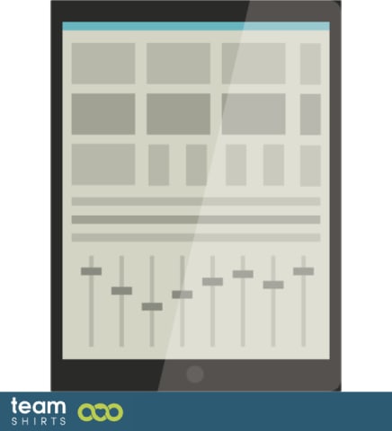 Tablette Plattenspieler