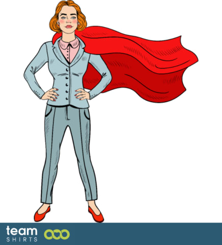 super power woman vectorstock 12165983