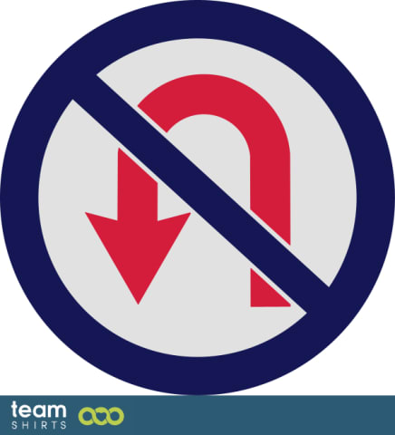 no turn sign