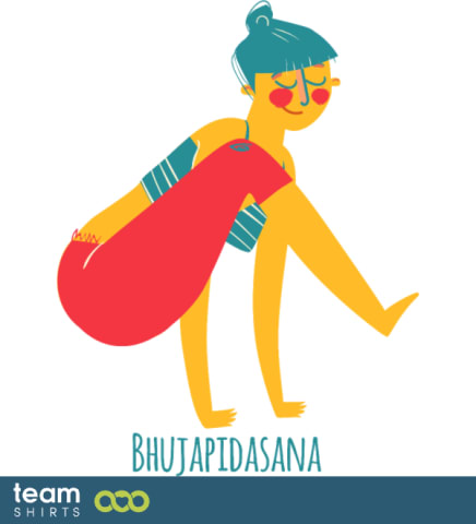 bhujapidasana yoga pose