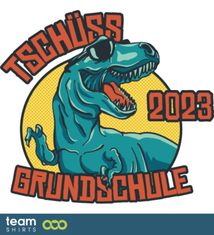 Tschüss Grundschule Dino 2023