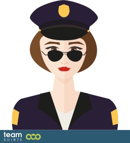 vectorstock 3677437 Polizistin 001