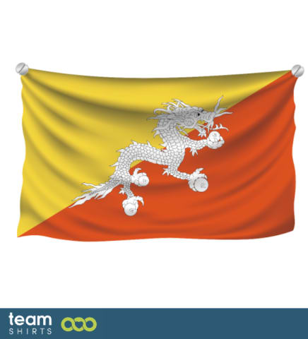 flagg bhutan realistisk