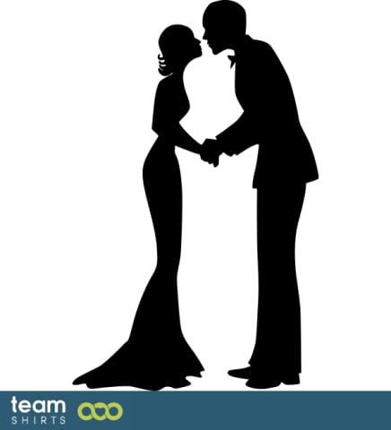 bryllup silhuet