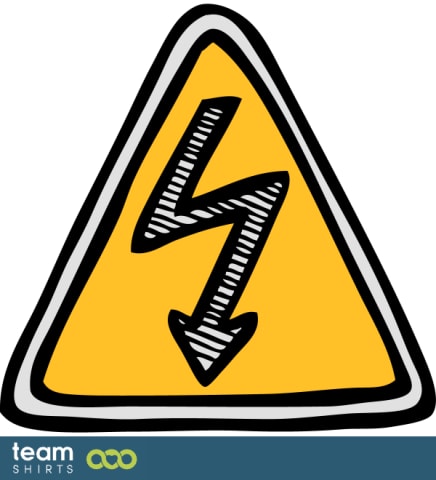 high voltage vectorstock 6124137