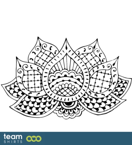 Henna tatuering lotus
