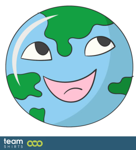 Earth with face