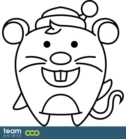 Nette flache Weihnachtsfiguren Vol