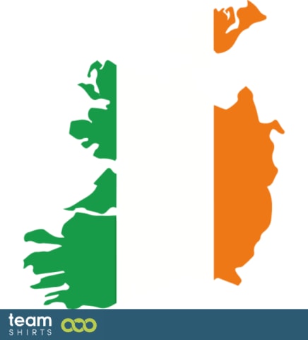 REPUBLIC OF IRELAND SILHOUETTE COLOURED