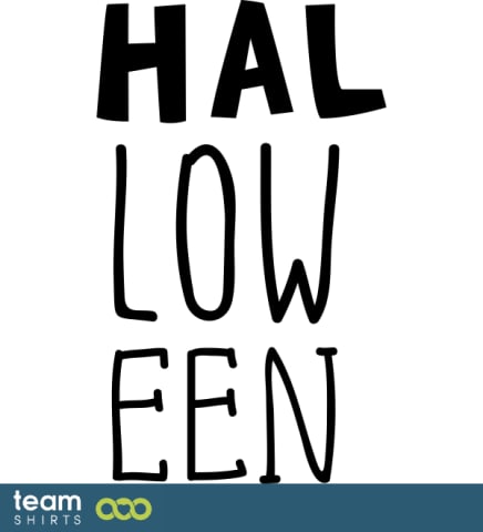 Halloween word art
