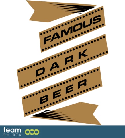 BANDEROLE FAMOUS DARK BEER