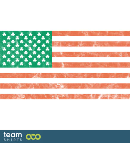 USA irische Flagge