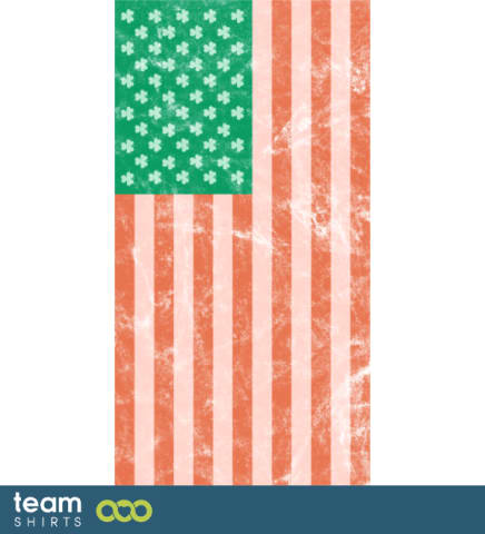 Irische Flagge der USA