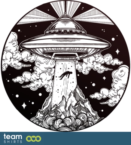 ufo kidnapping vectorstock 8378923
