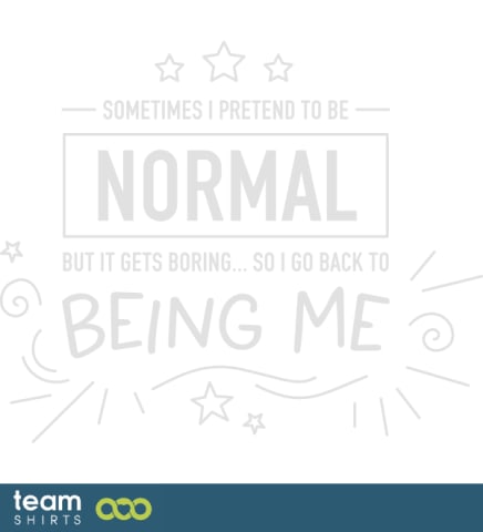 Beeing normal