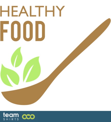 HEALTHY FOOD WOODEN SPOON LOGO