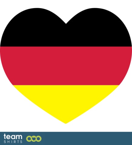 Deutsches Fußballherz