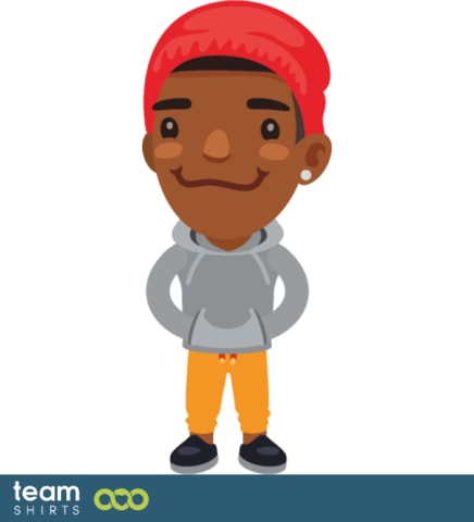 tecknade man