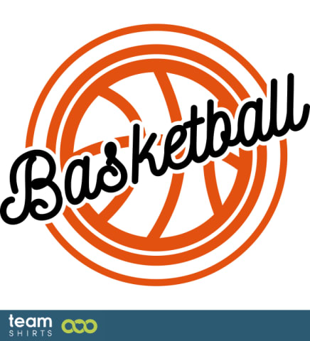 Basketball Schriftzug