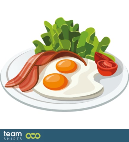 Oeufs frits et bacon