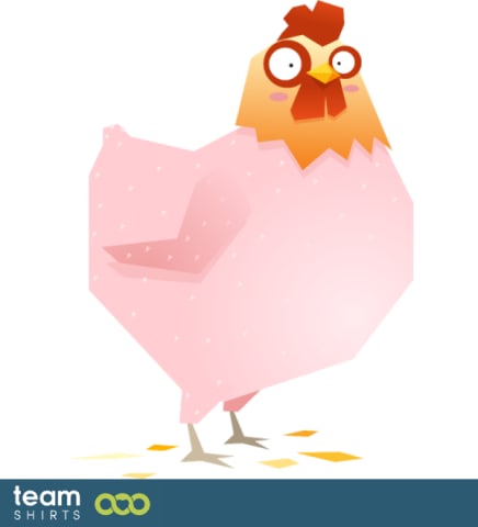 Cartoon hen