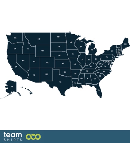 carte des Etats Unis