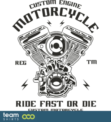 aangepaste motorfiets