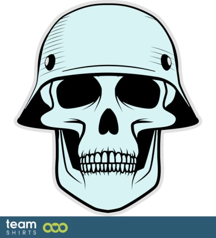 Schädel eines Soldaten