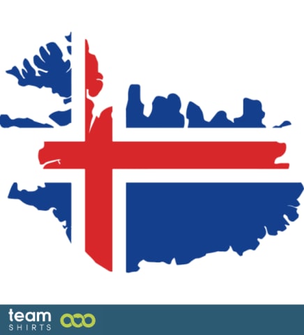 ICELAND SILHOUETTE COLOURED