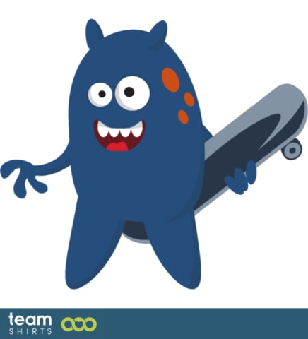 Sports vektorpopulation 10376269 Monster Skateboarding S