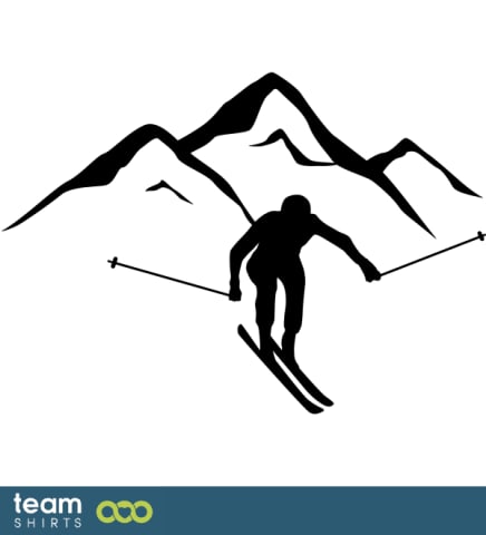 Berg Skifahren
