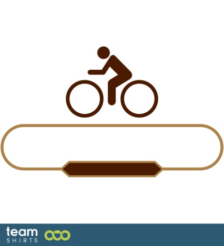 RADFAHRER MIT TEXTFELD