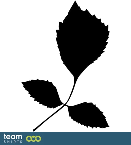 Elm Blatt Silhouette