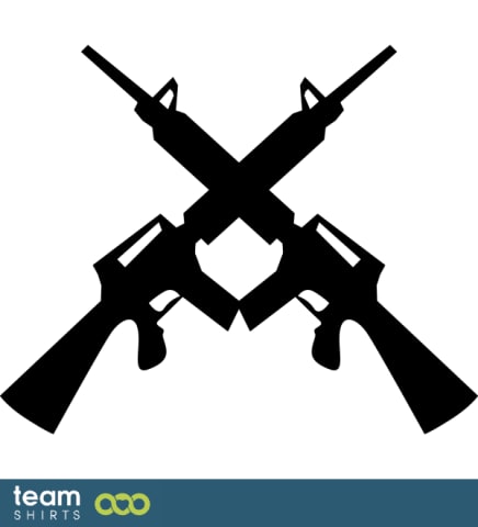 16 GewehrKreuz4 ai vecteur stock 5914568