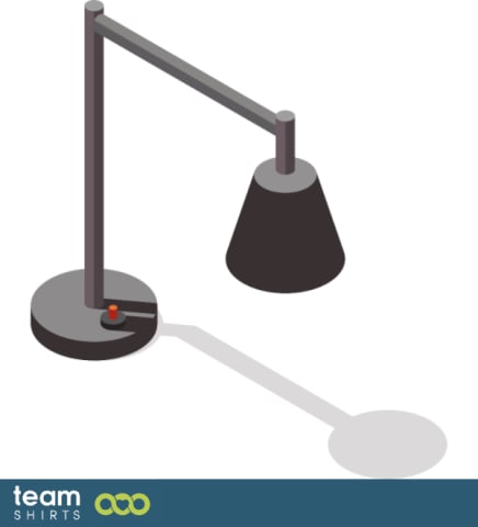 Bureau lamp isometrisch