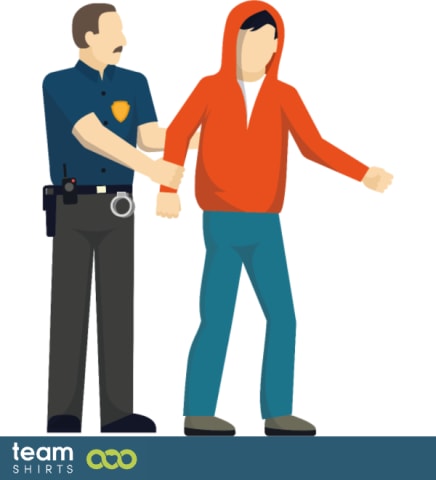 arrest vectorstock 9178343