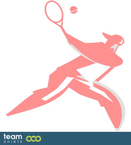 TENNISPLAYER COLOURED