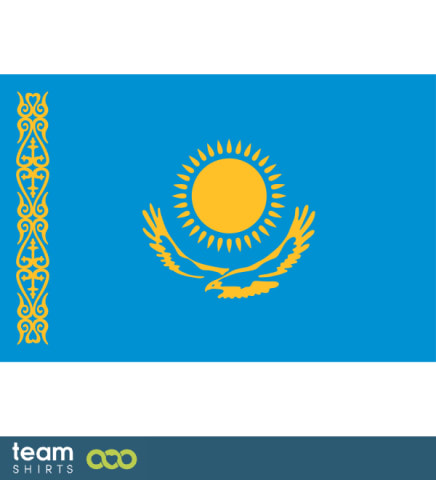 vlag van Kazachstan