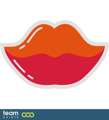 Sexiga röda läppar