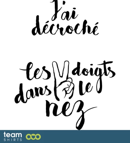 Les doigts dans le nez