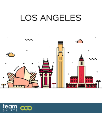 LosAngeles Skyline Text