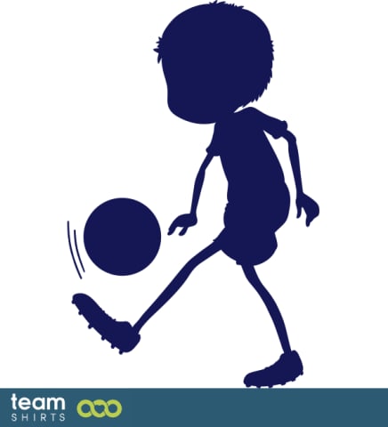 Child football player