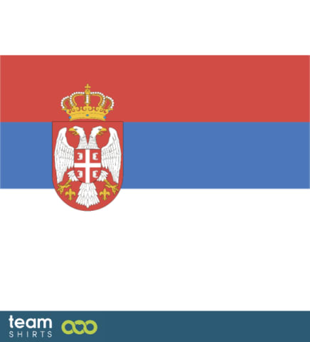 flagg serbien