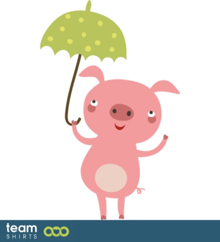 COCHON SOUS LA PLUIE